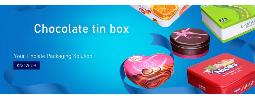 El mejor proveedor de cajas de lata de chocolate en China