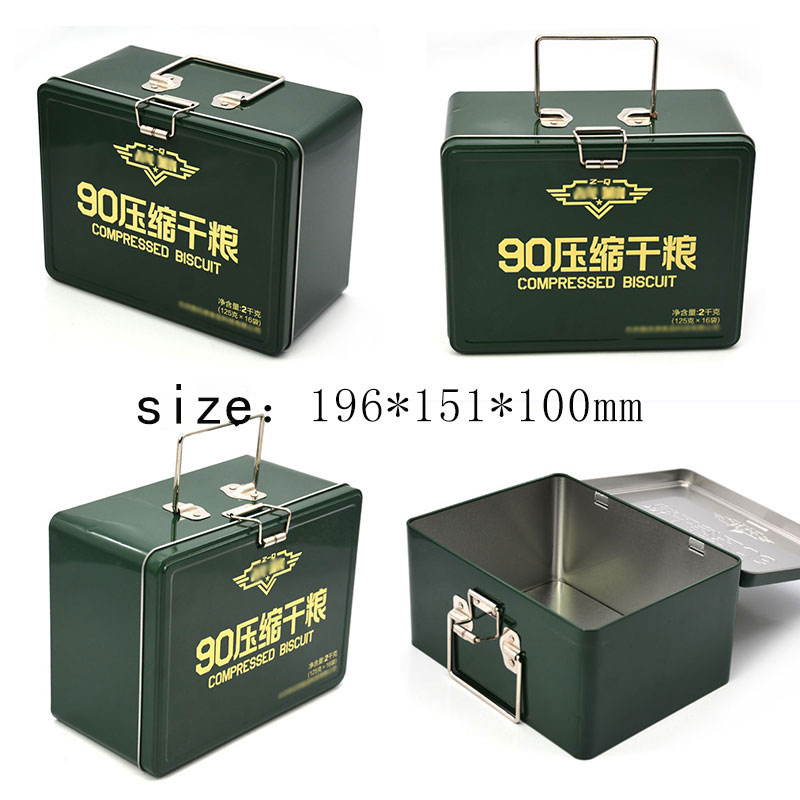2kg compressed biscuit tin box size