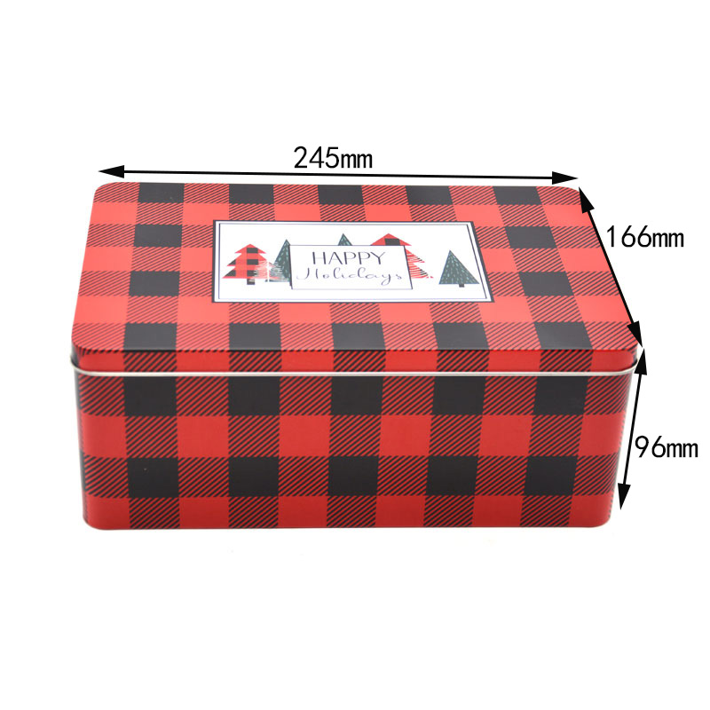 Christmas Chocolate Tin Box size