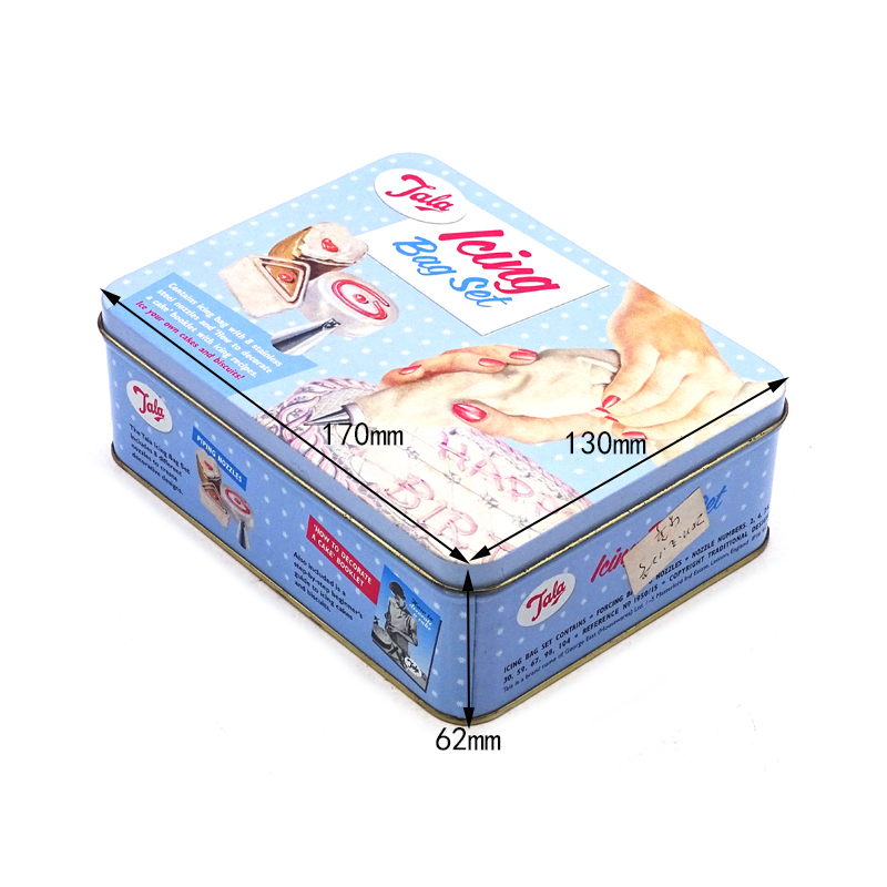 Icing Bag Set Tin Box Size