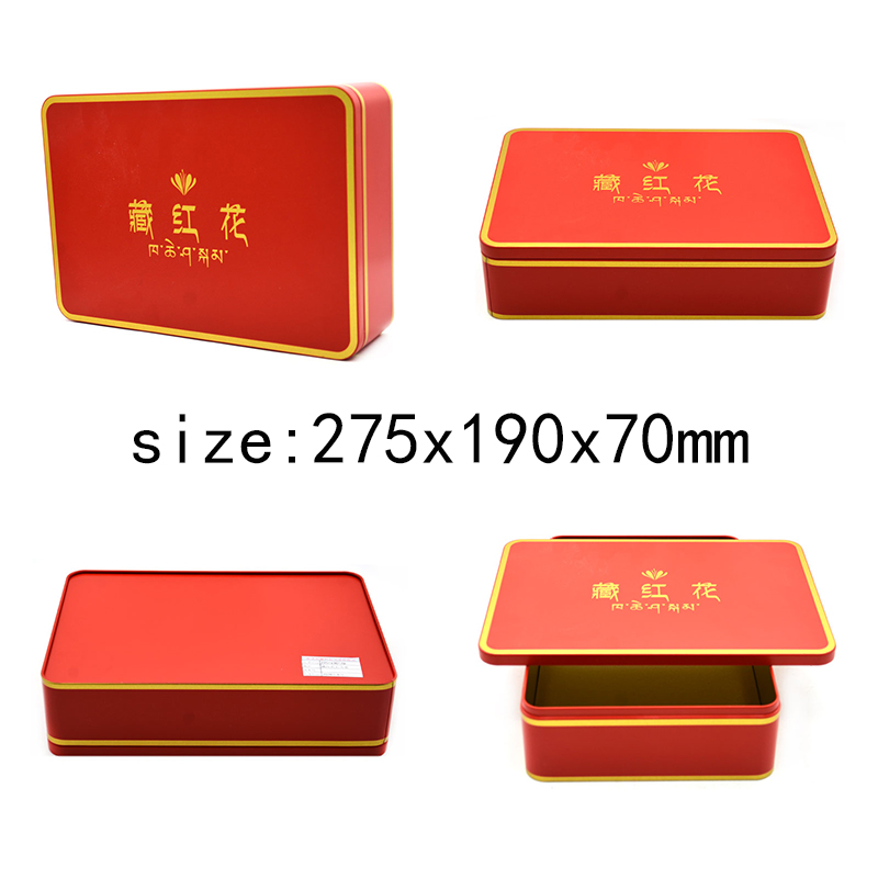 Rectangular Saffron Tin Box Dimensions