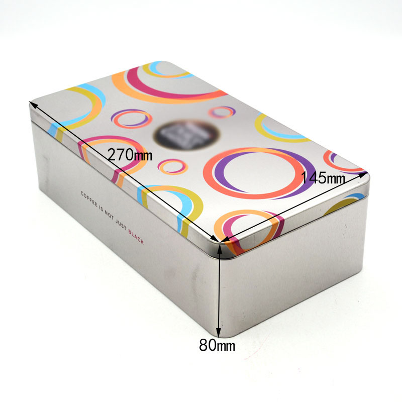 coffee beans tin box