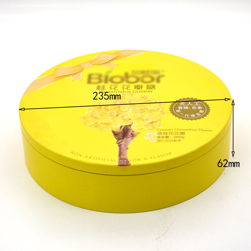 Lollipop Tin Box size
