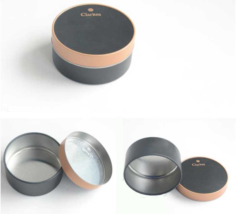 Round metal tin box series