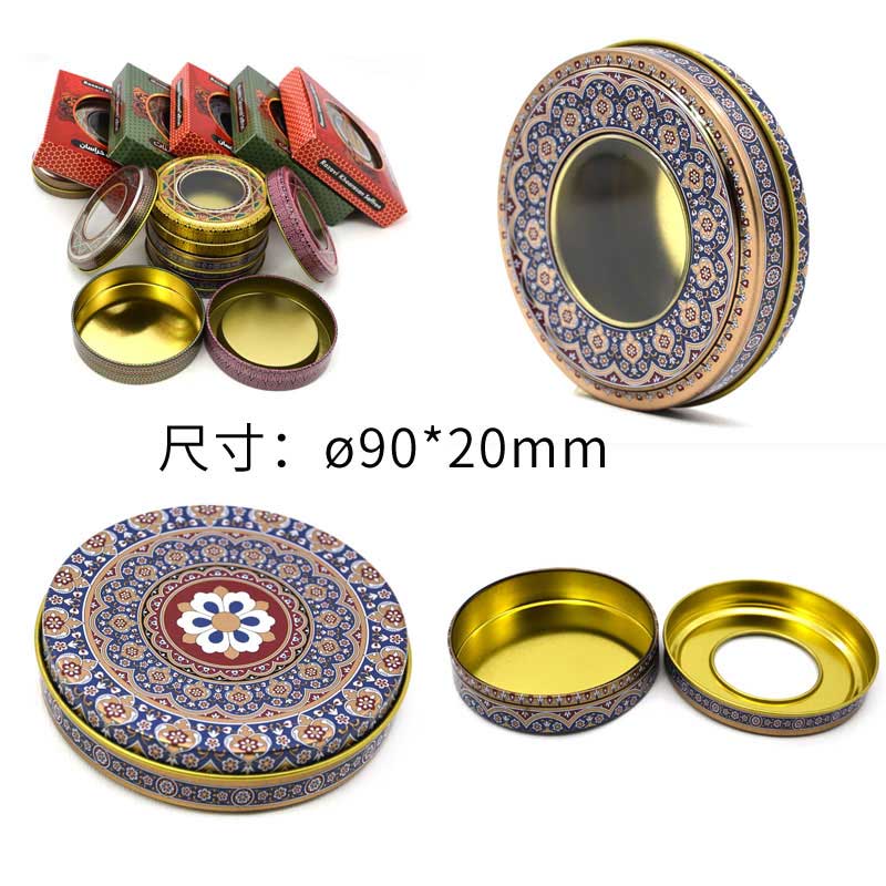 Saffron tin box size