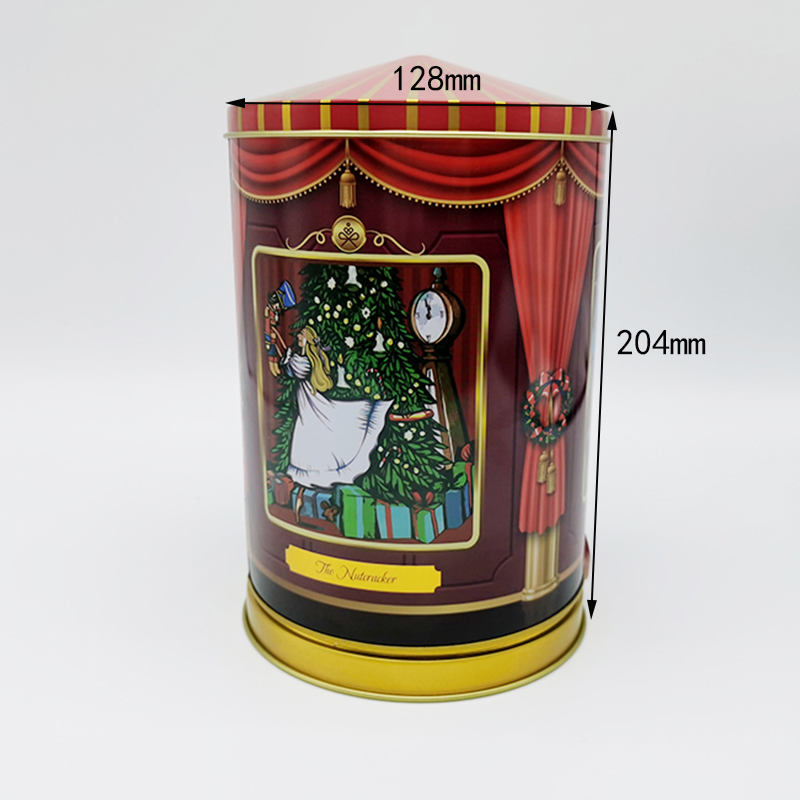 carousel music box size