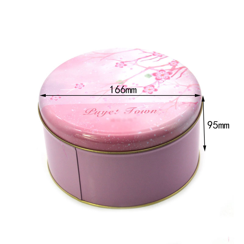 round tin box size