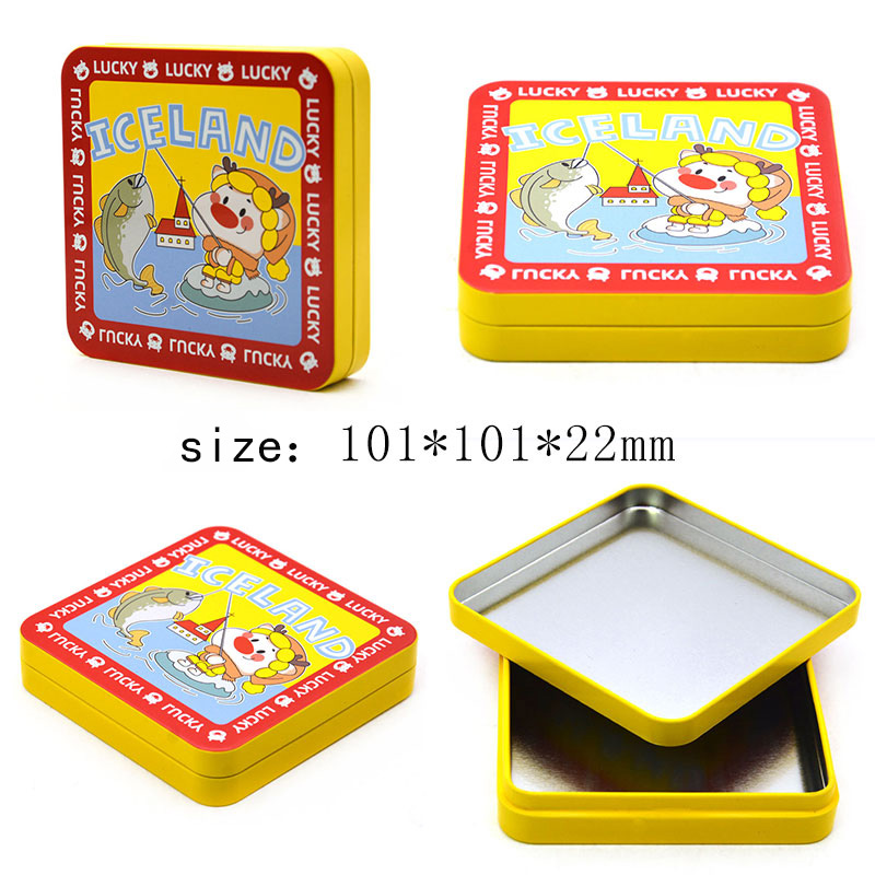 Candy Tin Box with Lid size