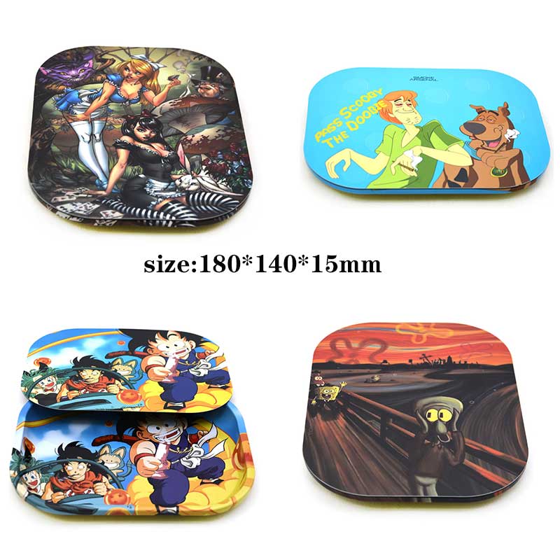 Classic anime metal tray size