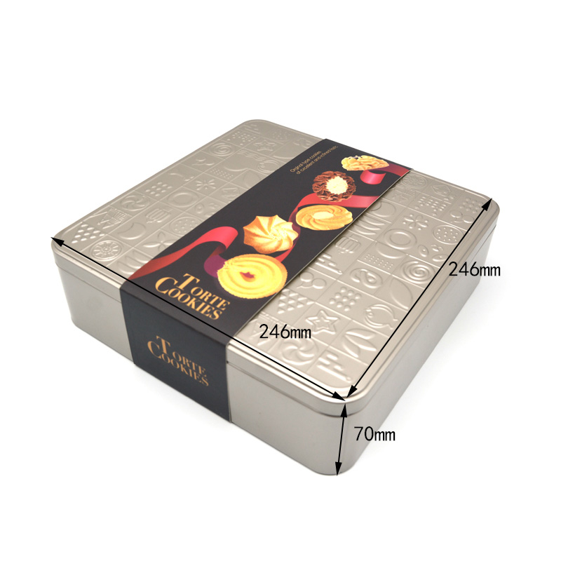 Large Metal Cookie Tin Size