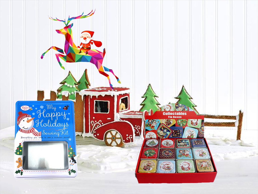 Wholesale christmas gift tin box