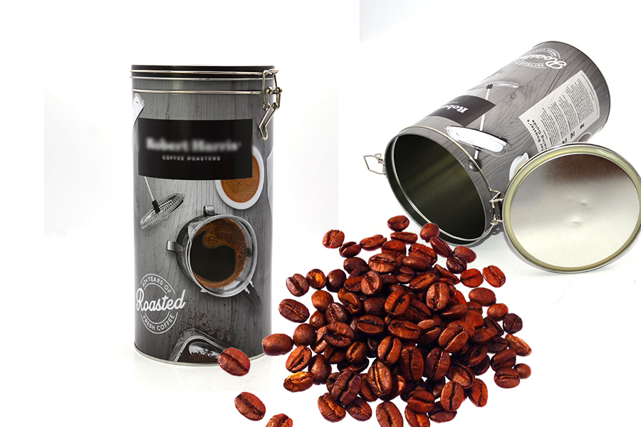 Custom American coffee tin can