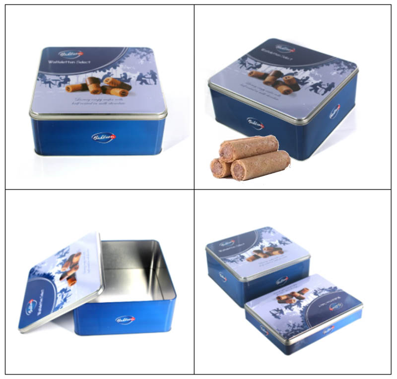 Wholesale butter biscuit tin box set