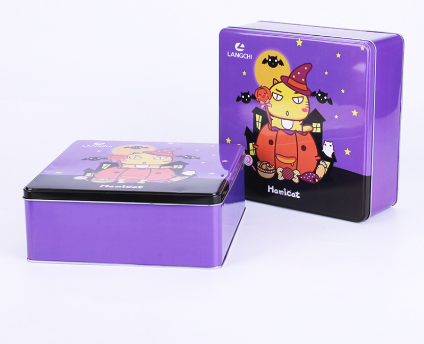 Where to buy Halloween pumpkin tin box