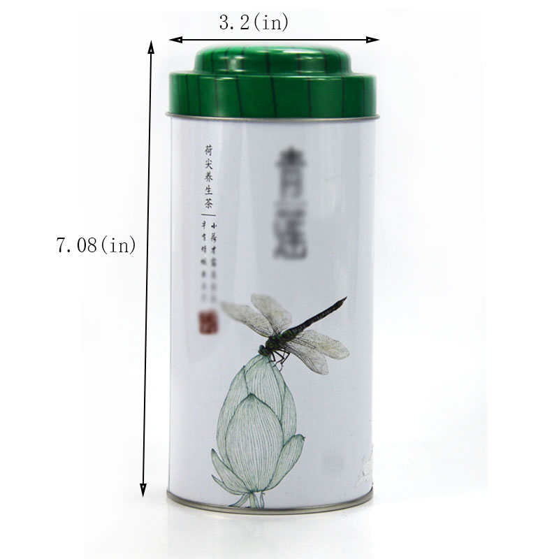 Best cylindrical tea tin can size