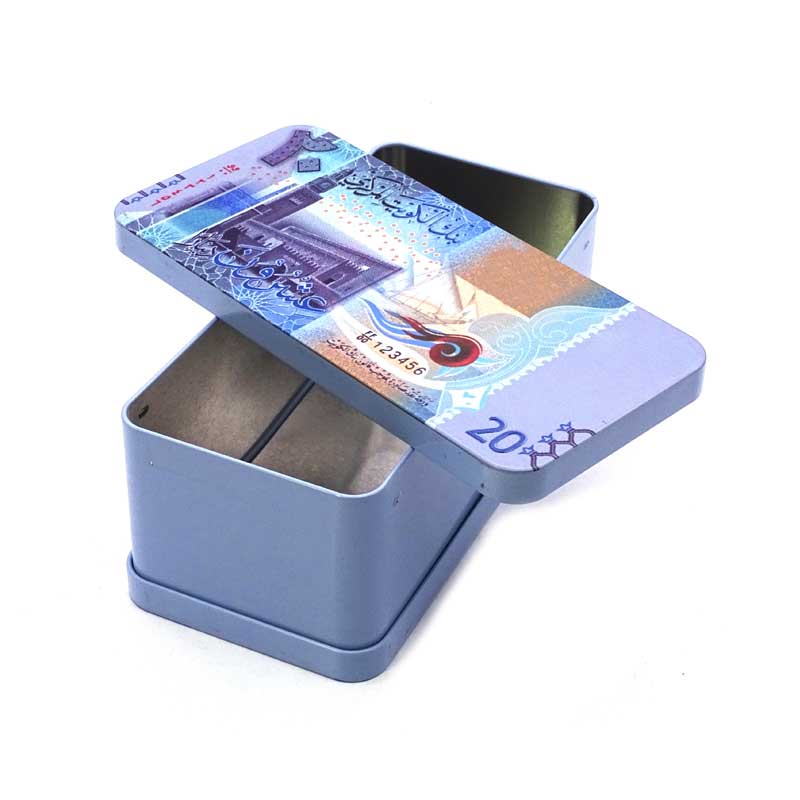 Independent lid tin box