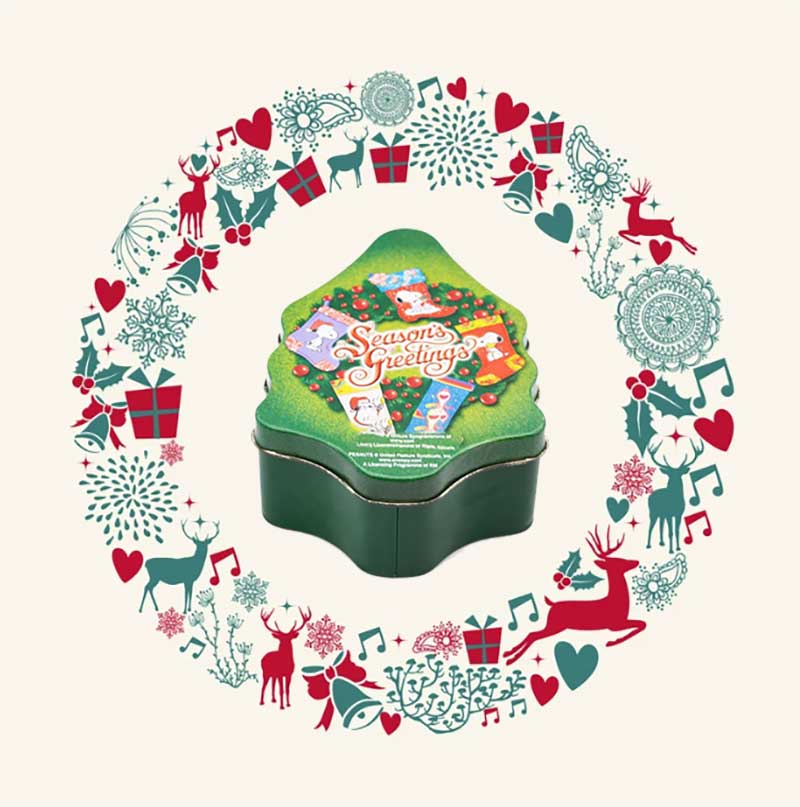2021 Christmas gift tin box
