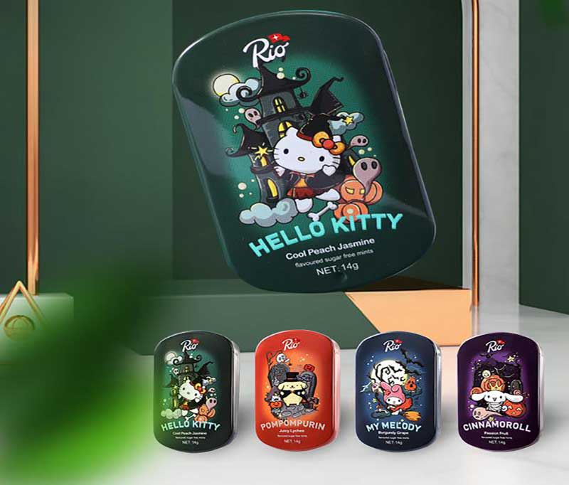 Halloween candy packaging tin box