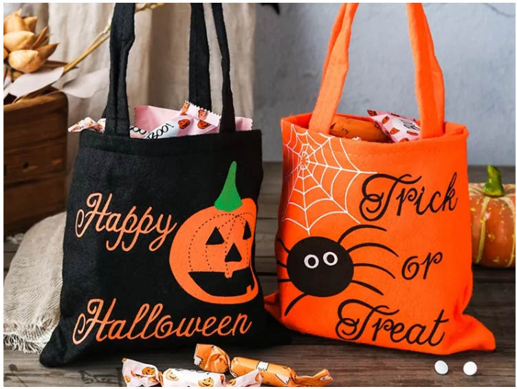 Halloween non-woven tote bag box