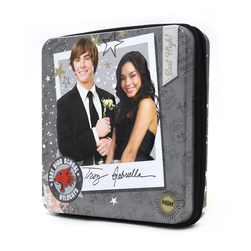 Music CD storage tin box