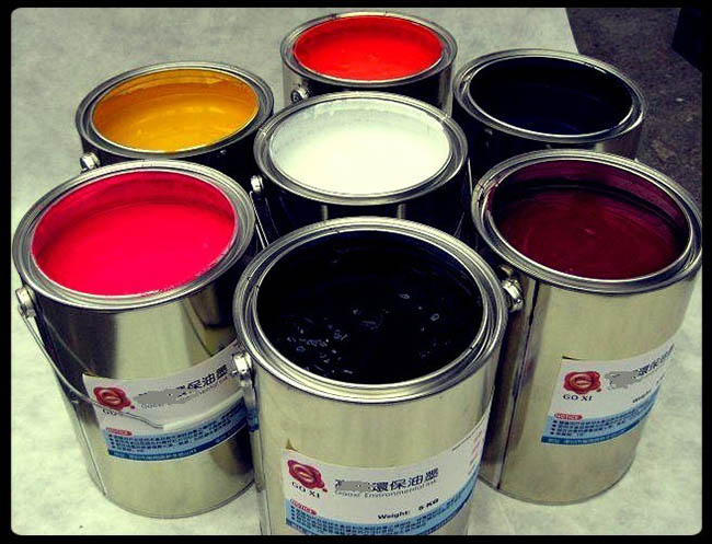 Tin box screen printing ink