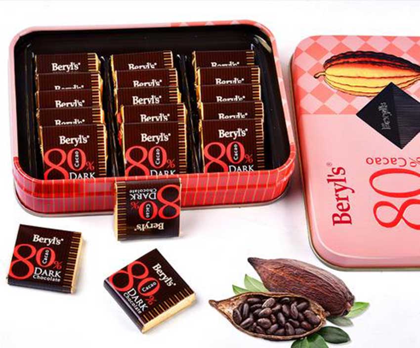 Chocolate tin box packaging