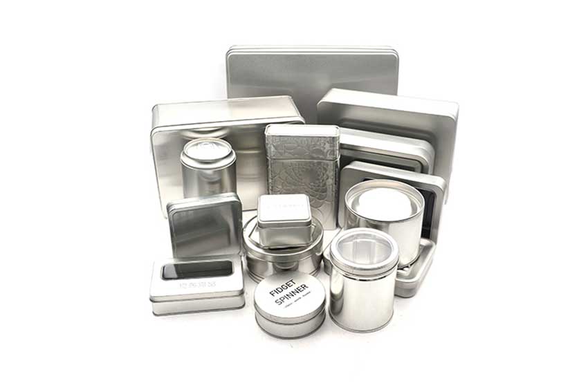 Metal packaging box