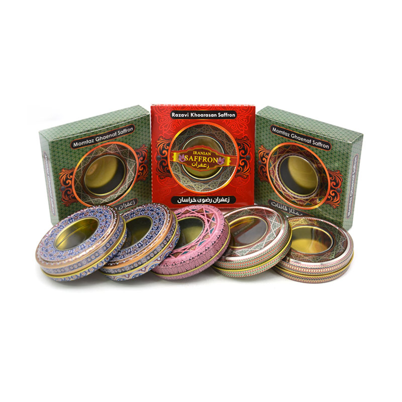 Saffron Tin Containers