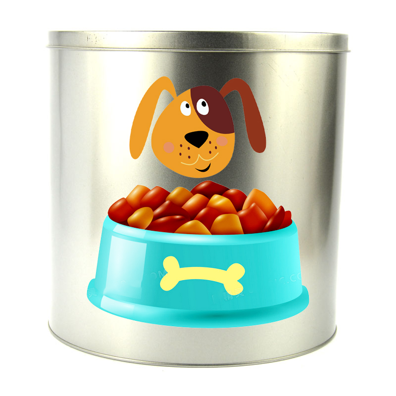 metal dog food containers with lids