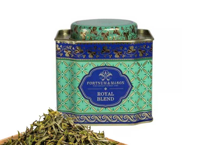 Tea tin can packaging design