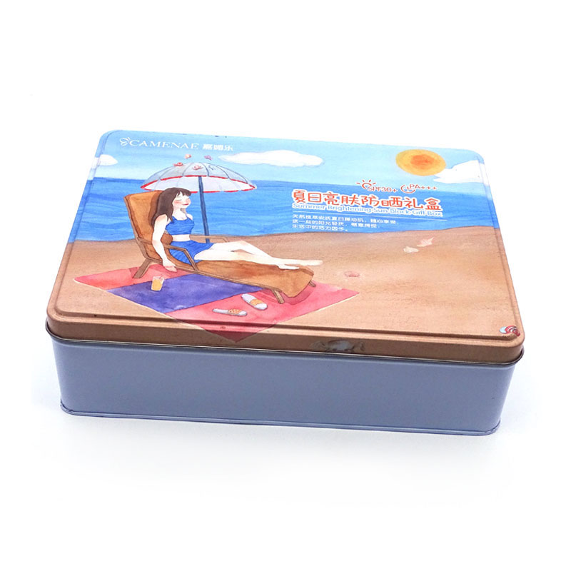 Wholesale cosmetic tin box