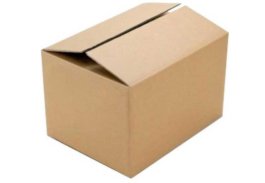 Corrugated paper packaging box