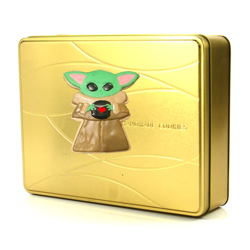 Baby Yoda Cookies Tin Packaging