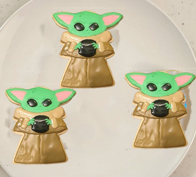 Butter Baby Yoda Cookies