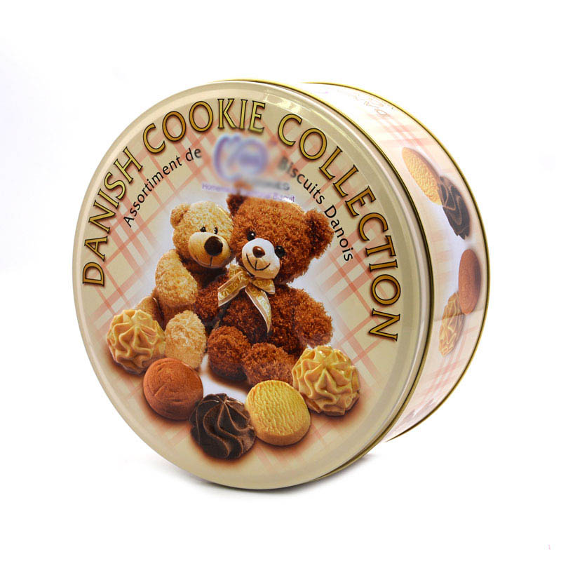 Custom biscuit tin box packaging