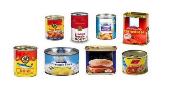 Meat food metal cans