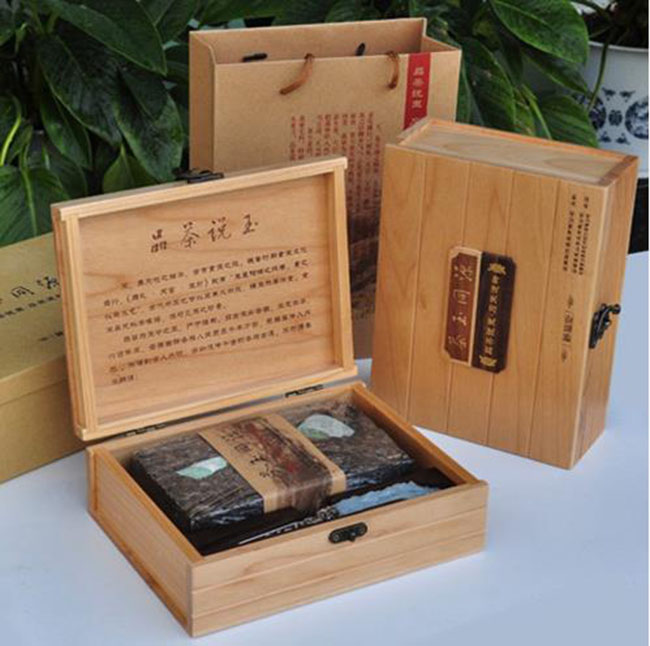Wooden black tea box set
