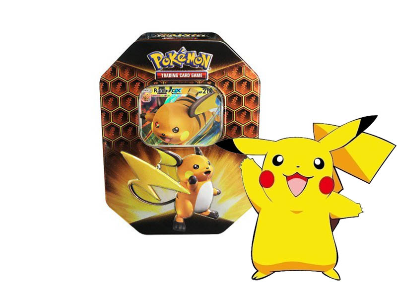 latest Pokemon card tin box