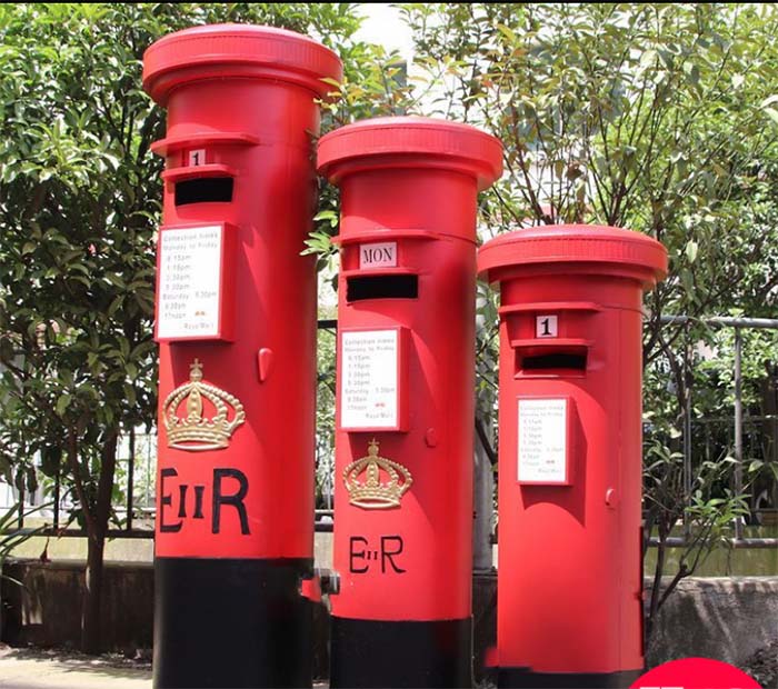 Extra large metal mailbox UK