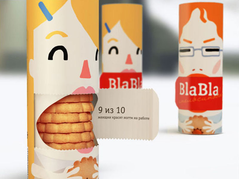 Cheese Biscuit Packaging Box Design