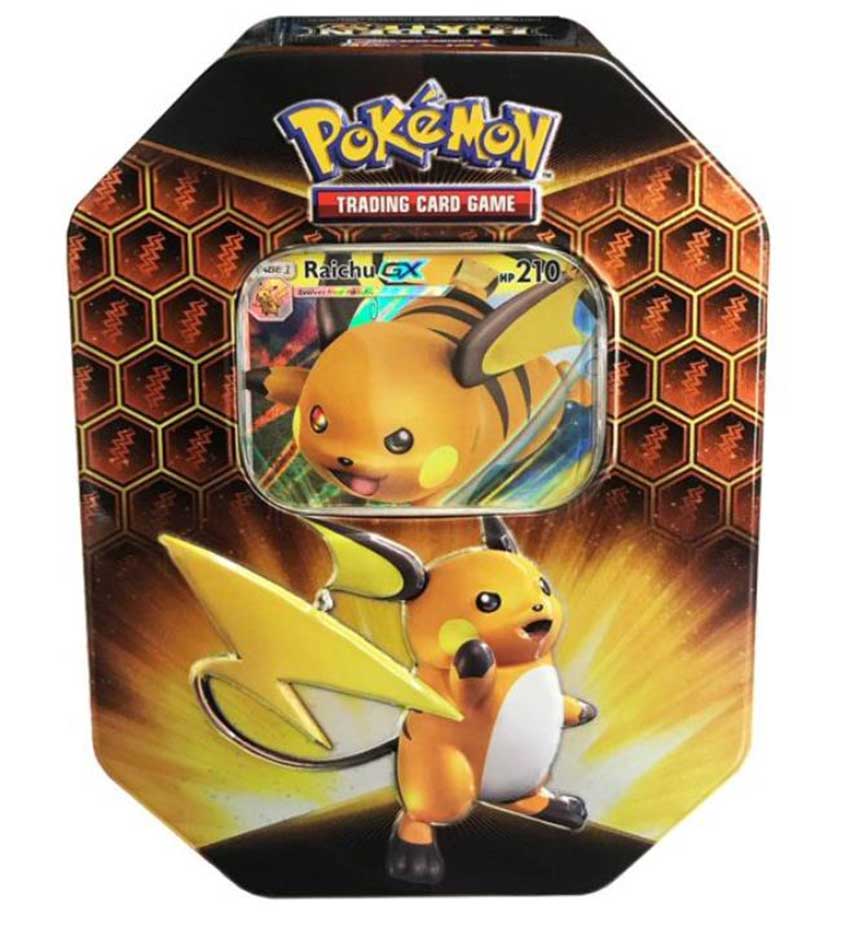 Pikachu tin box packaging