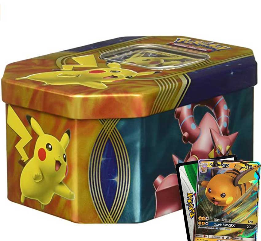 Promotional Pikachu tin box