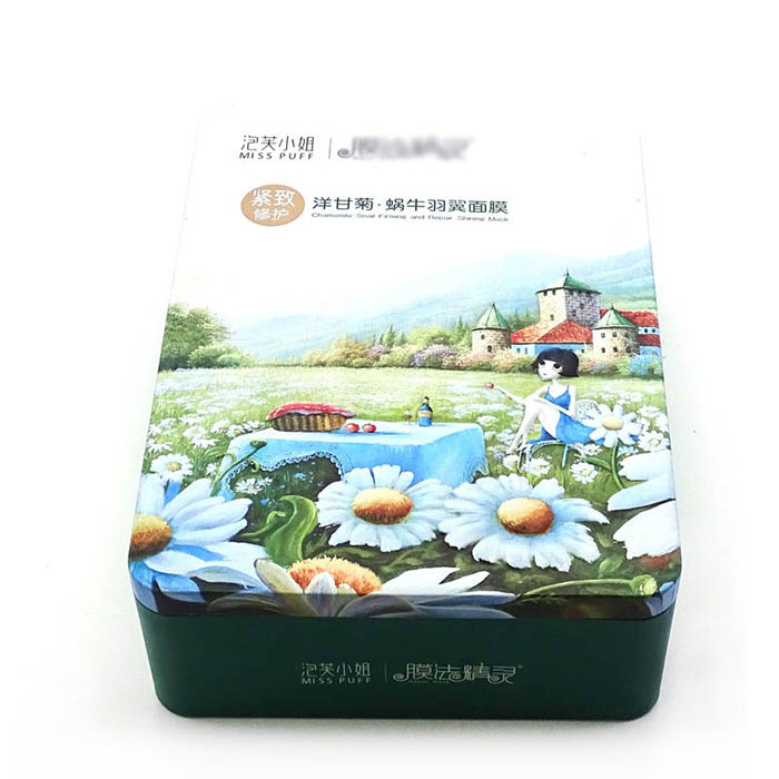 Tin box packaging container printing