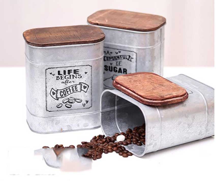 Tinplate coffee can