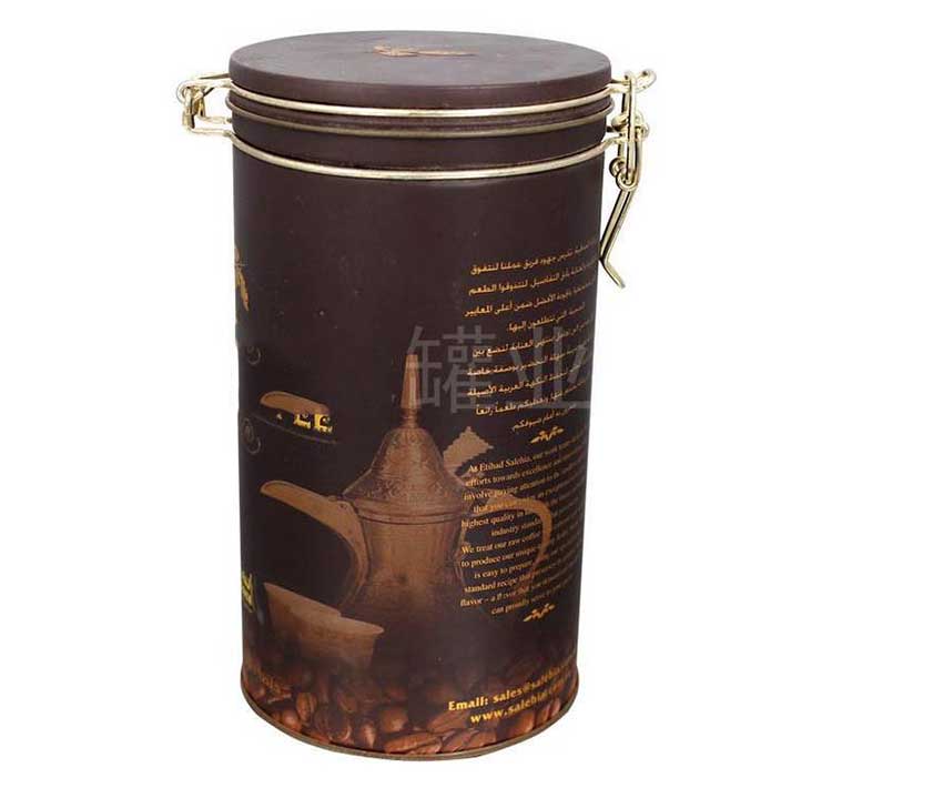 Gift coffee tin can