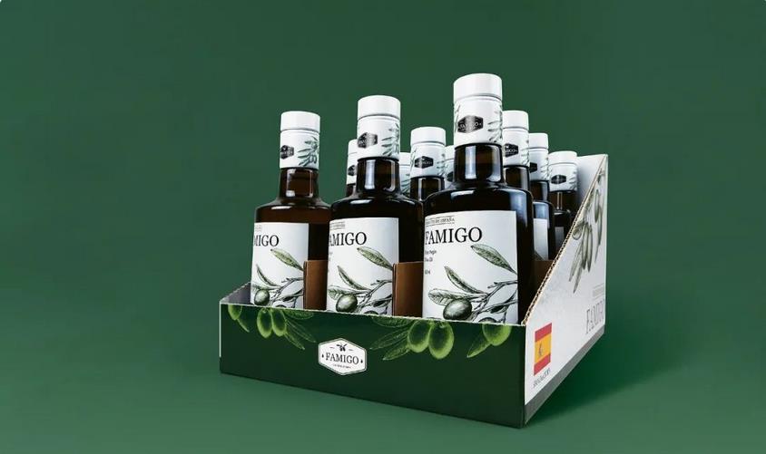 Creative olive oil packaging box