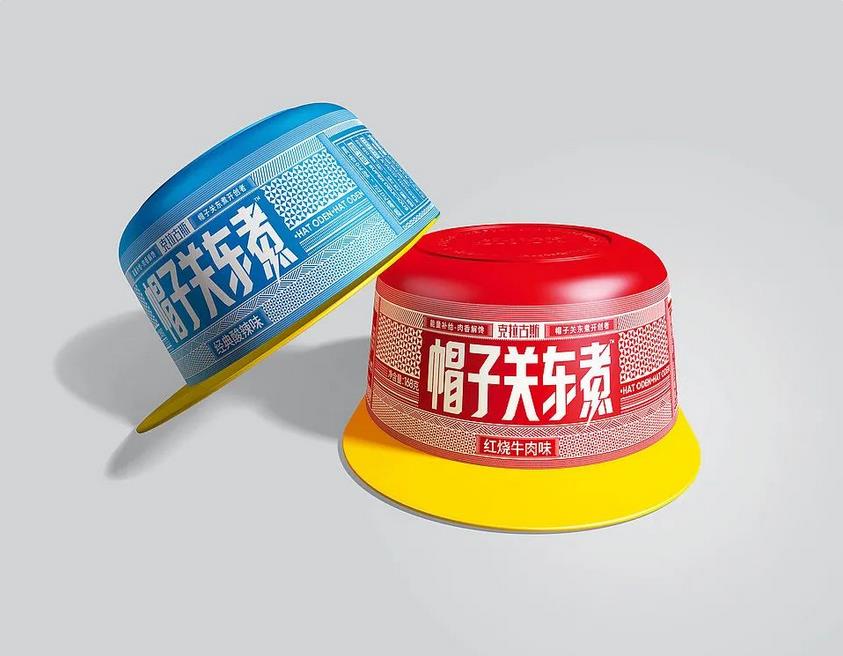 Hat shape biscuit packaging
