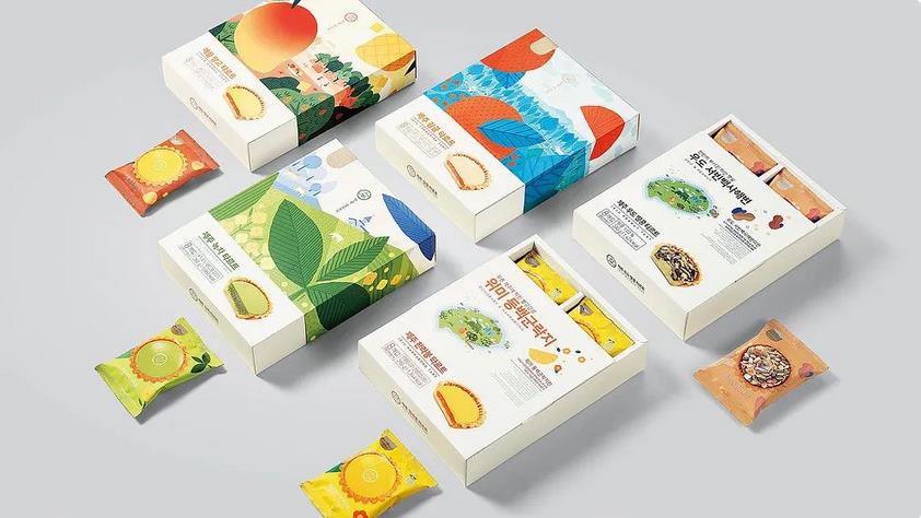 Fruit candy packaging box