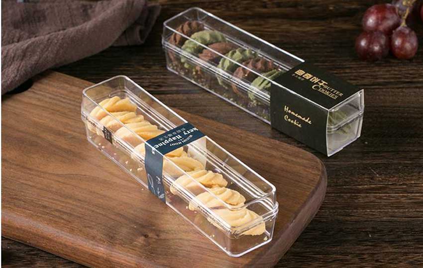 Plastic Biscuit Packaging Box