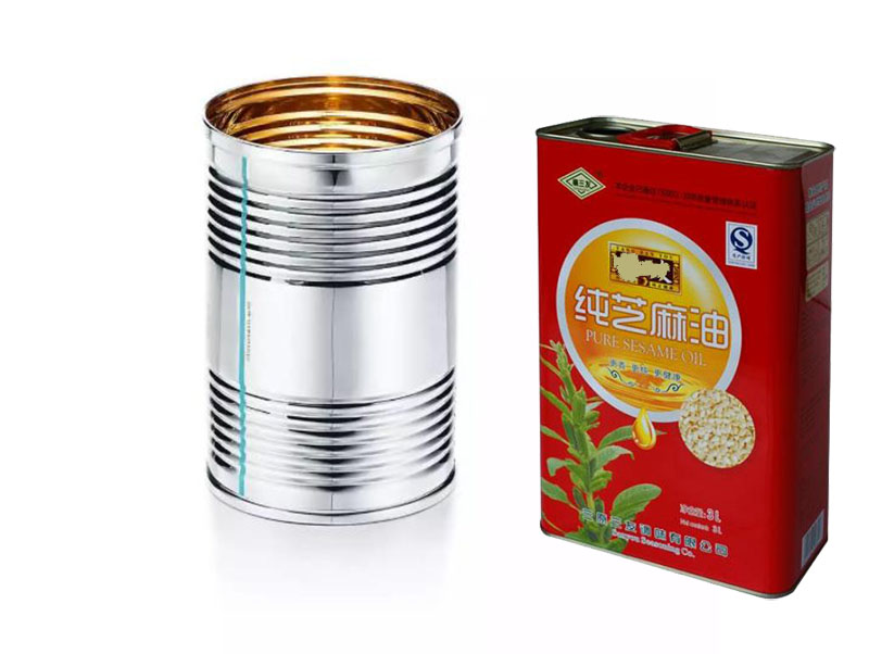 Blank food tin can